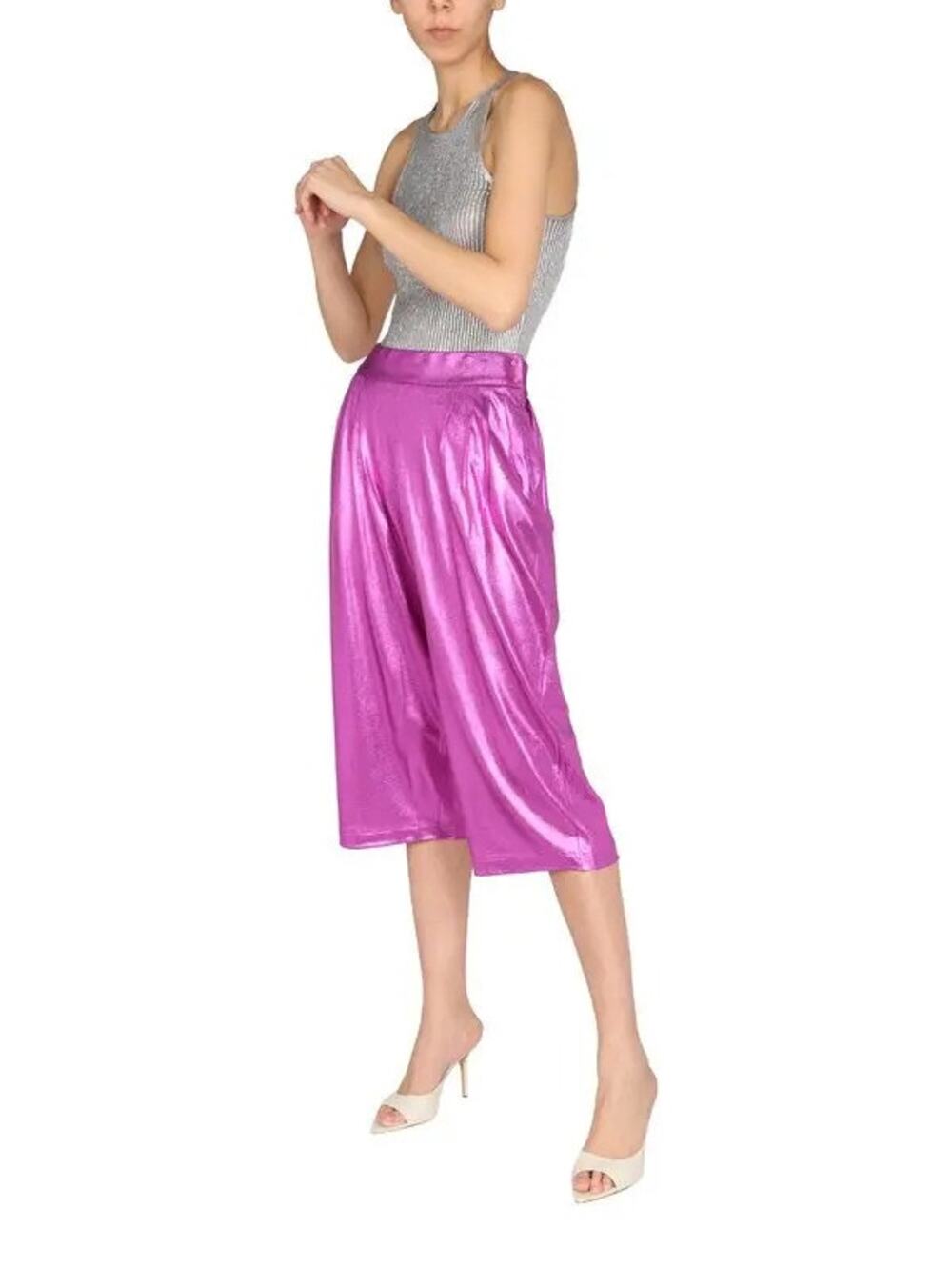 Tom Ford Womens Size Medium Fuschia Purple Pleated Bermuda Shorts